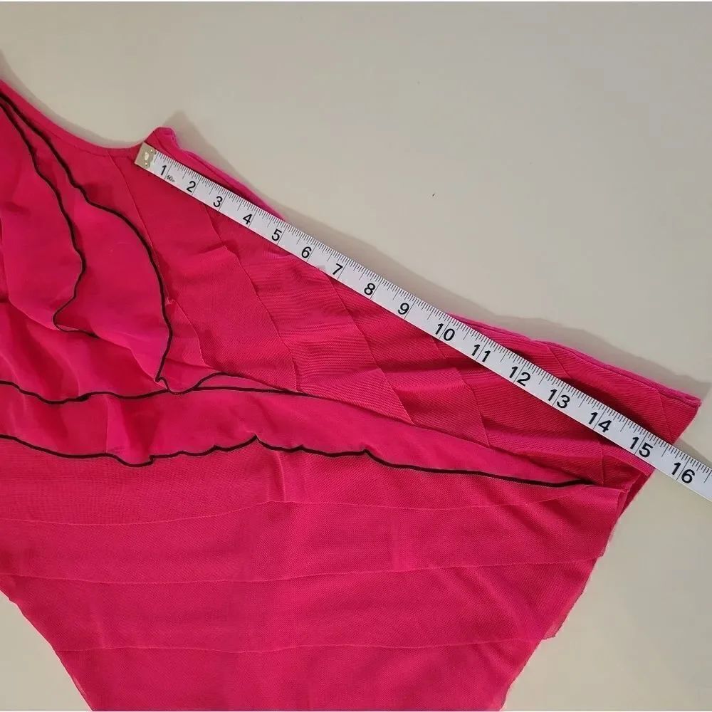 Express Pink Ruffle Tank Top - Picture 5 of 8